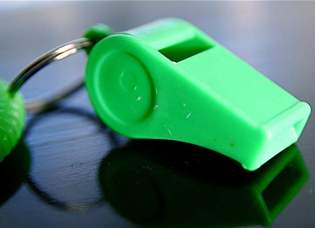 Tips to help lost kids- carry a whistle