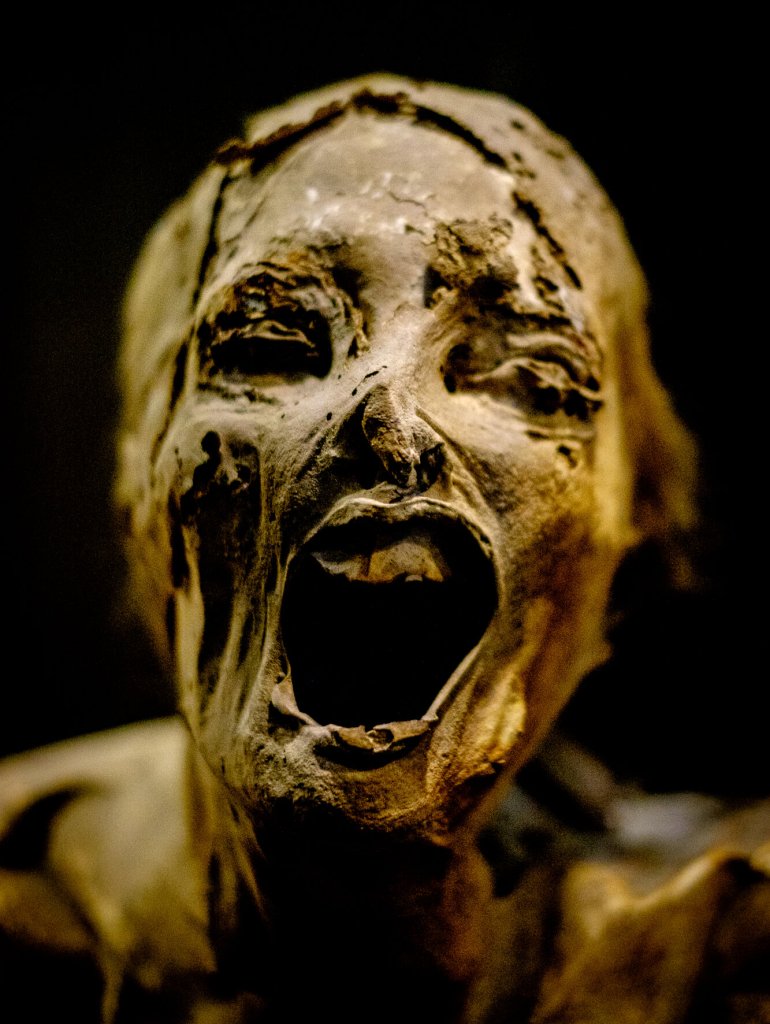 This is a mummy at Museo de las Momias de Guanajauto- The Mummy Museum in Guanajuato